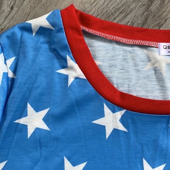 Tops New Red White And Blue Shirt Poshmark
